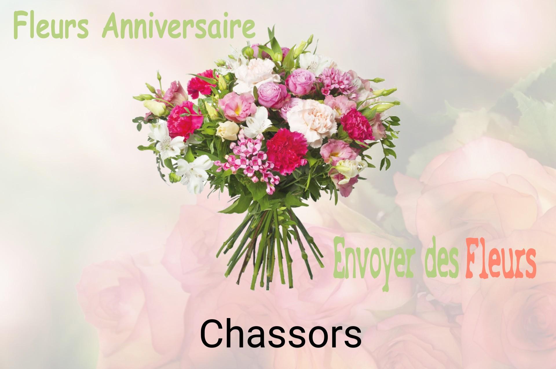 Bouquet de fleurs d’anniversaire livré à Chassors
